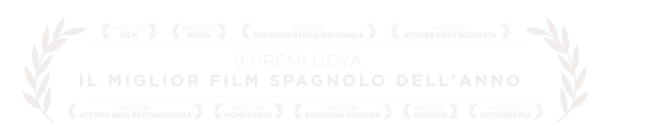 As Bestas vincitore di 9 Premi Goya, tra cui miglior film, regia, sceneggiatura, attore protagonista e fotografia.